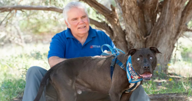 Perro Ciego Protege a Voluntario de Rescate de un Encuentro con una Serpiente de Cascabel que ‘No Habría Terminado Bien’