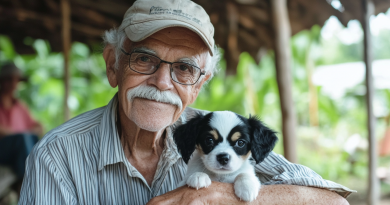 Un hombre solitario de 91 años rescató a un cachorro, sin saber que este pronto lo salvaría a él