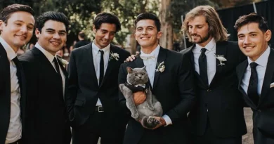 Este gato ‘relajado’ fue el padrino en la boda de su dueño, ¡y las fotos son purrrfectas!