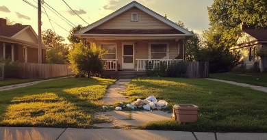 Una mañana descubrí que habían arrojado huevos a mi casa y que mi jardín estaba cubierto de basura — una nota en el buzón lo explicó todo