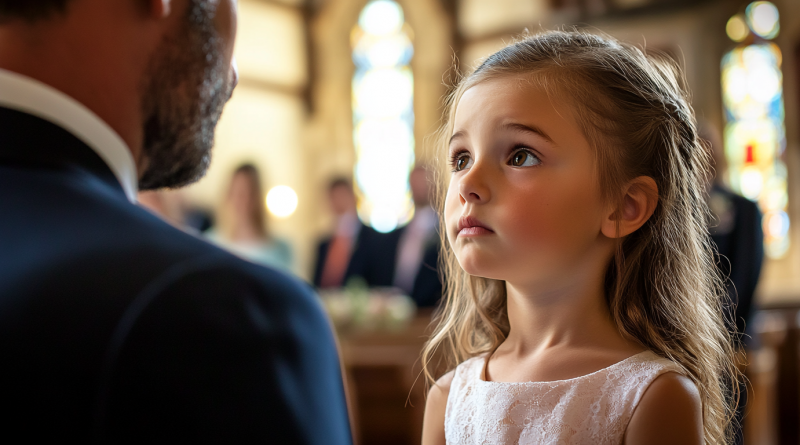 En mi boda, una niña entró en la iglesia y le preguntó a mi prometido: “¿Papá, vas a hacerle lo mismo que le hiciste a mamá?”