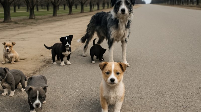 Esta familia abandonada se acercó al coche más cercano, casi implorando por ayuda 💔