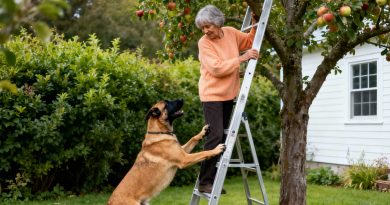 Estaba enojada porque mi perro no me dejaba subir al árbol, hasta que vi lo que sucedió después…