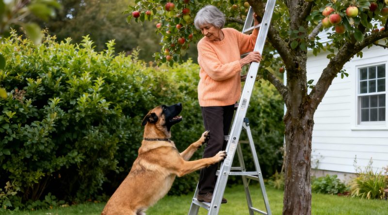 Estaba enojada porque mi perro no me dejaba subir al árbol, hasta que vi lo que sucedió después…
