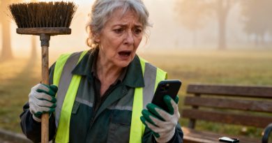 El teléfono olvidado en el parque se convirtió en el comienzo de una historia que cambió la vida de alguien…