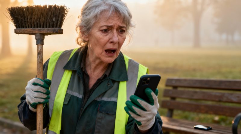 El teléfono olvidado en el parque se convirtió en el comienzo de una historia que cambió la vida de alguien…