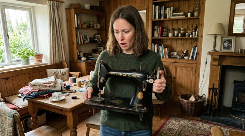 La abuela dejó la casa a la vecina, y a mí — solo la vieja máquina de coser. Pero debajo de ella encontré una llave y una nota