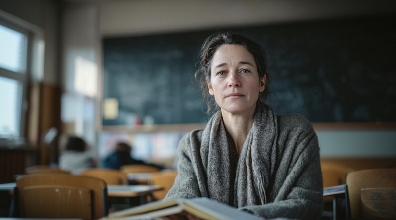 Fui a la reunión con la maestra de mi hijo — y cuando ella extendió su mano, me tambaleé