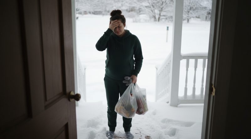 Mi esposo me dejó afuera en el frío — y lo que vi dentro lo cambió todo