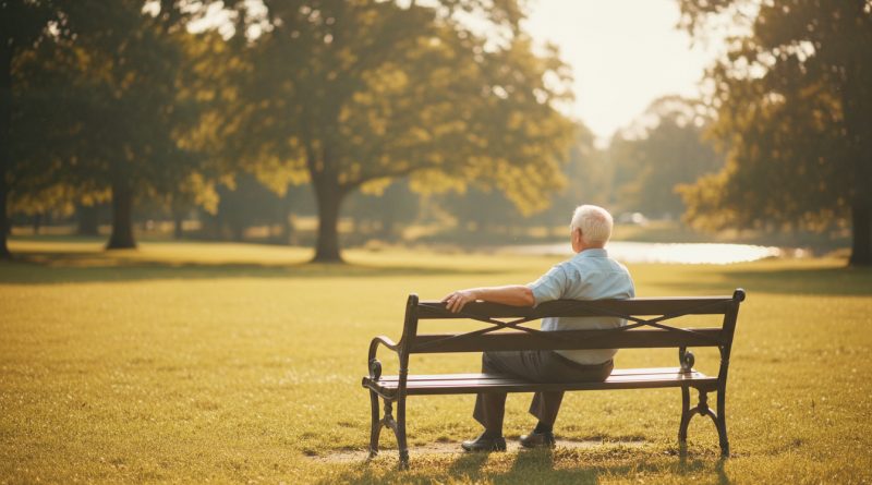 Durante treinta años, se sentó en el mismo banco del parque. Un día, una desconocida se sentó a su lado