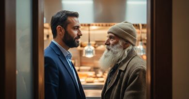 El dueño de un restaurante reprendió a su hijo de doce años por alimentar a un vagabundo. El niño le dio a su padre una lección para toda la vida