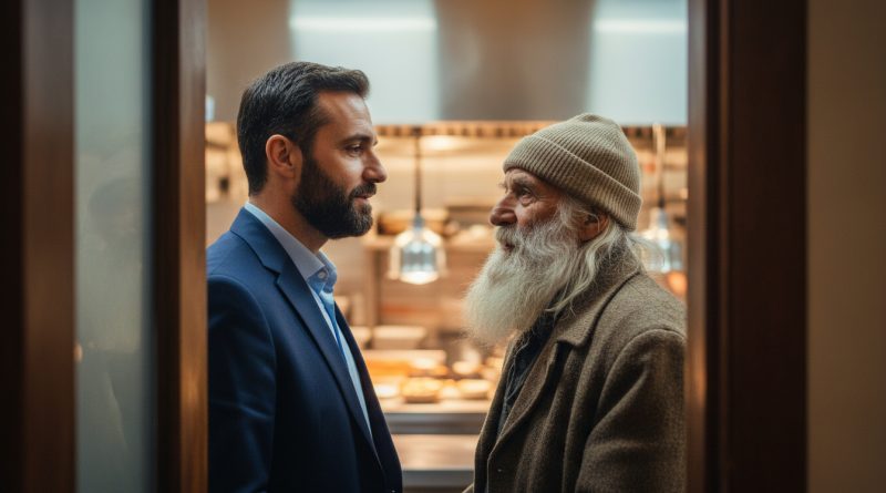 El dueño de un restaurante reprendió a su hijo de doce años por alimentar a un vagabundo. El niño le dio a su padre una lección para toda la vida