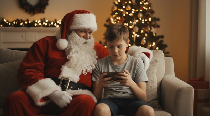 Contraté a un hombre para hacer de Santa para mi hijo — y noté que tenía la misma marca de nacimiento que mi niño