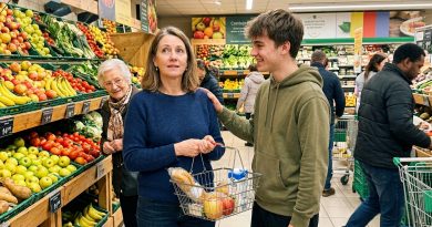 Una clienta descarada con un carrito lleno se coló frente a mi madre en silla de ruedas en la caja — lo que sonó por el altavoz hizo que se quedara paralizada