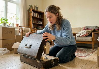 La abuela dejó la casa a la vecina, y a mí — solo la vieja máquina de coser. Pero debajo de ella encontré una llave y una nota