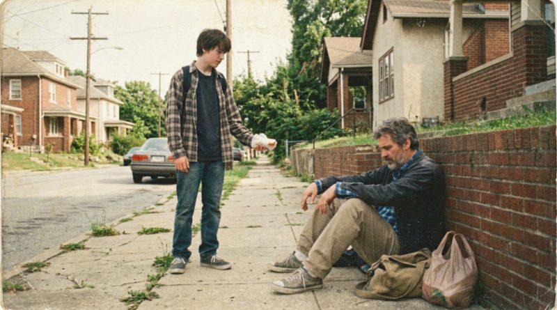 Un niño dio su almuerzo a un desconocido congelado en la calle y no sabía que era una prueba