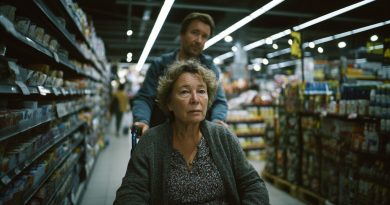 Una clienta descarada con un carrito lleno se coló delante de mi madre en silla de ruedas en la caja. Lo que sonó por el altavoz de la tienda dejó a todos congelados…