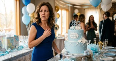 En mi baby shower, mi suegra anunció que ella elegiría el nombre de mi bebé — así que la dejé hacerlo, con una condición que nunca olvidará…