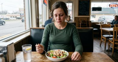 Estaba embarazada de gemelos y llevaba casi un día sin comer… Pero lo que mi esposo dijo en un café de la carretera hizo que toda la sala quedara en silencio…