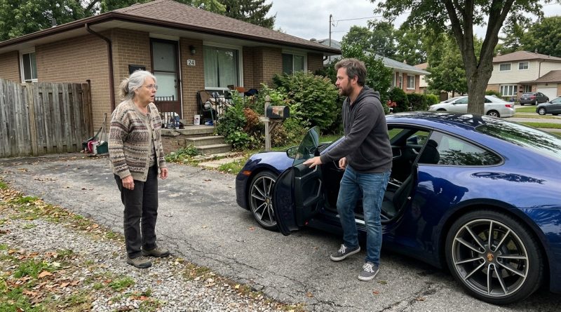 Hace una semana me robaron — y hoy mi hijo desempleado llegó a casa con un coche deportivo nuevo