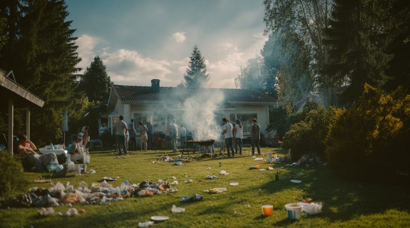 Un vecino organizó una fiesta en mi jardín trasero mientras estaba de viaje de negocios, pero el karma lo alcanzó más rápido de lo que pudo arrepentirse de ello…