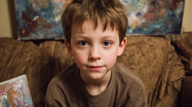 Mi hijo pasó medio año dibujando al mismo desconocido. Una mañana, ese hombre llamó a nuestra puerta