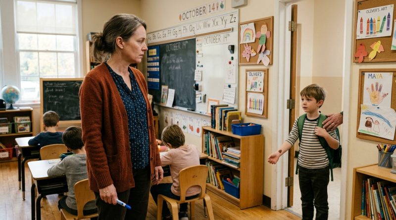 Mi hijo murió a los diecinueve años — y cinco años después entró en mi clase un niño con exactamente la misma marca de nacimiento bajo el ojo derecho.