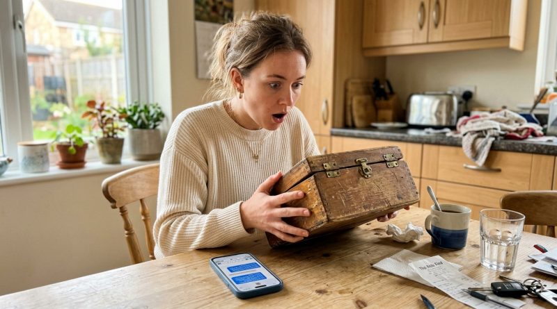 Compré una Caja Vieja en un Mercadillo – Una Semana Después, un Hombre Me Ofreció ,000 por Ella