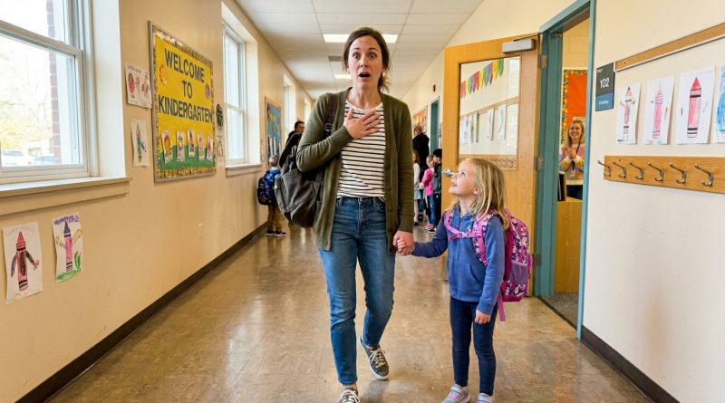 Una de mis hijas gemelas murió – Tres años después, en el primer día de primer grado de mi hija, su maestra dijo: ‘Las dos niñas están muy bien’