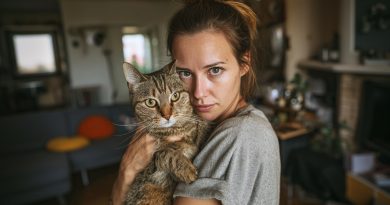 El vecino desapareció y me dejó su gato — y unas semanas después encontré una llave y una nota en su collar