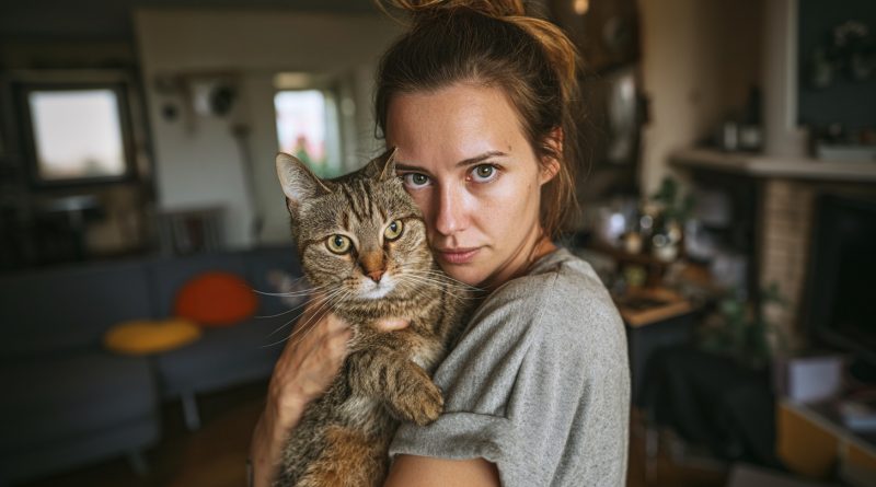 El vecino desapareció y me dejó su gato — y unas semanas después encontré una llave y una nota en su collar