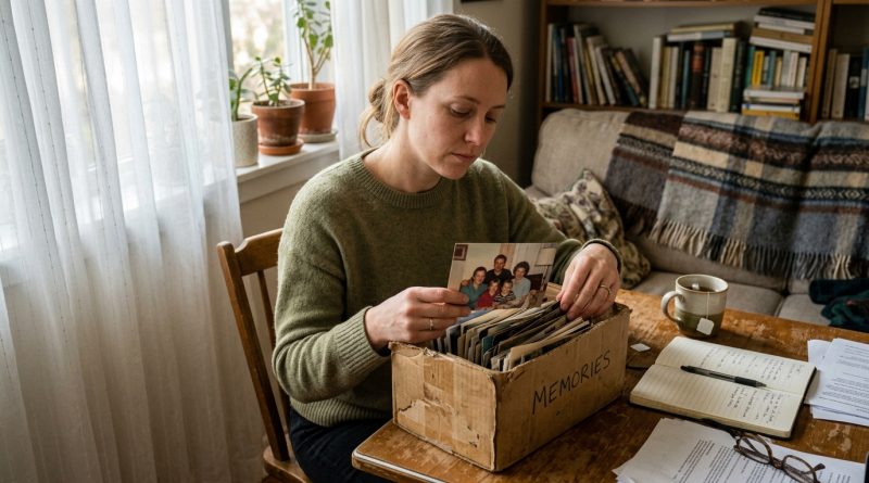 Cuando mi hermano se fue, todo se lo llevó su esposa. Me quedé con una caja de viejas fotografías y la sensación de que no existía.