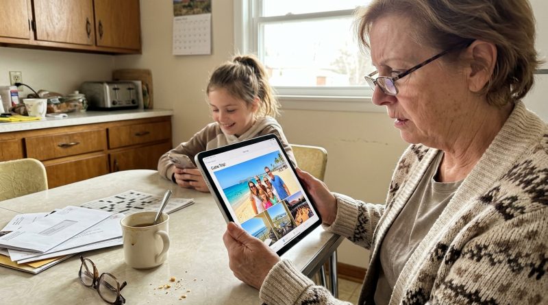 Mi nieta me mostró fotos de sus vacaciones en su tablet. Un mes antes, mi hijo había dicho que no podía prestarme mil para el dentista porque apenas lograban salir adelante.