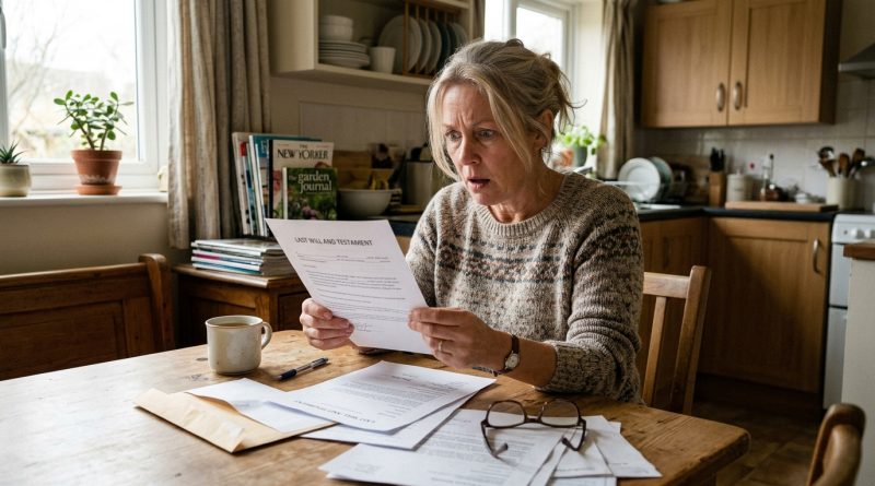 Mi esposo murió y dejó un testamento del que nadie sabía. La mitad de nuestro apartamento había sido dejada a una mujer cuyo nombre nunca había escuchado.