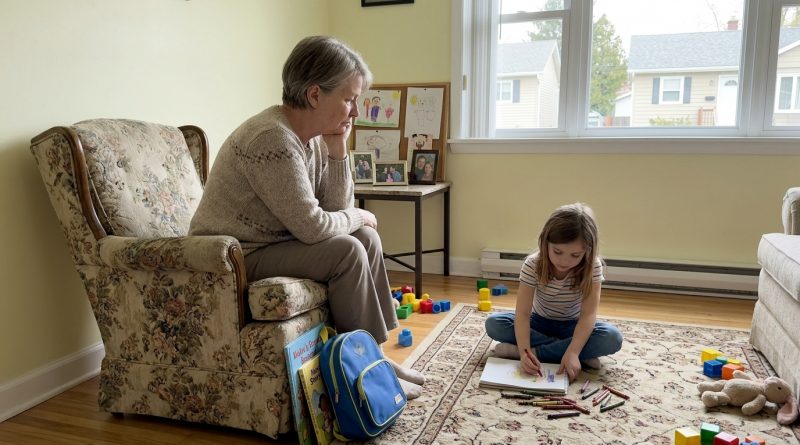 Recibí a mi nieta porque mi hija dijo que se iba “por un momento”. Han pasado seis años.