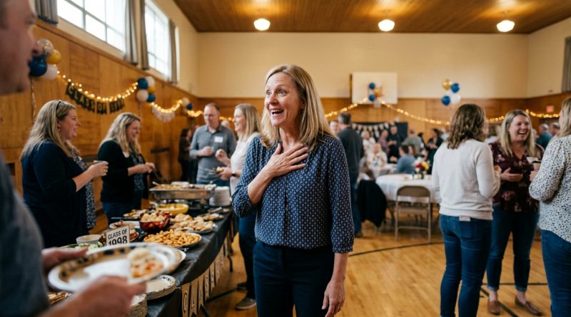 Fui a una reunión escolar sin esperar nada. Luego él entró — y volví a tener diecisiete años, el corazón latiendo con fuerza, toda la sala se quedó en silencio.