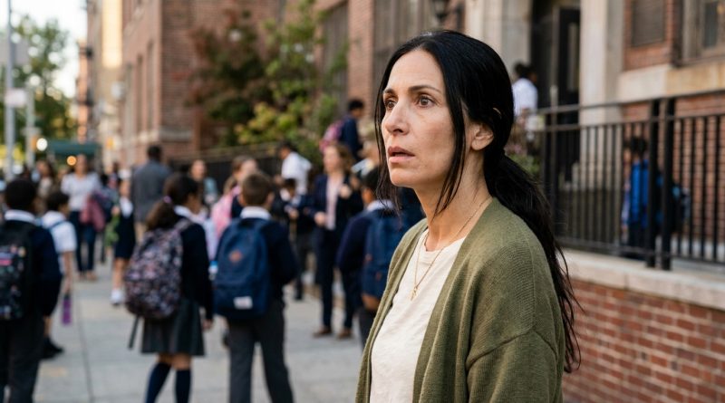 Mi hija me pidió que recogiera a mi nieto de la escuela — la maestra dijo que se lo habían llevado una hora antes y me quedé paralizada en la entrada