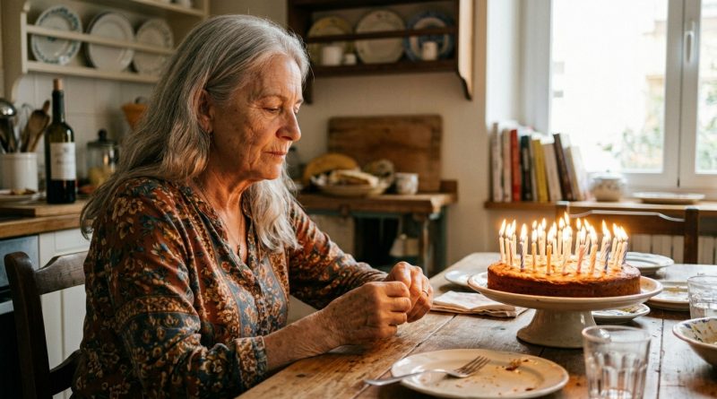 Cumplí 70 años. Puse la mesa, horneé un pastel, preparé las velas, me arreglé. Esperaba a mis hijos. A las ocho de la tarde, mi hija me envió un mensaje de voz: «Mamá, feliz cumpleaños, te queremos, iremos en verano». Me quedé sentada sola. 70 velas,  el pastel. Y fue entonces cuando no aguanté más e hice algo que ellos no esperaban de mí en absoluto.