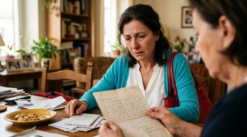 Mi Suegra Venía Todos los Viernes para “Ayudar”. Un Día Llegué Temprano y la Vi Leyendo Mis Cartas.