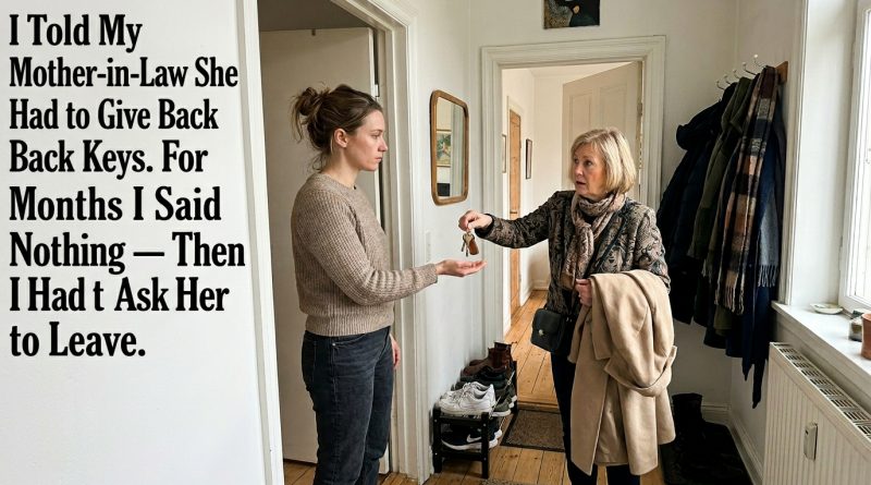 Le dije a mi suegra que tenía que devolver las llaves. Durante meses no dije nada — hasta que tuve que pedirle que se fuera.
