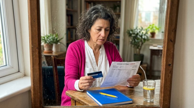 Mi hija me pidió que guardara su tarjeta de crédito “por si acaso”. Un mes después llegó un estado de cuenta por ocho mil.