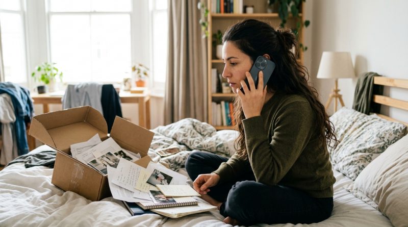 Mi hermana dejó una caja en mi casa y me pidió que no se lo dijera a mi marido — un año después la abrí y llamé de inmediato a un abogado
