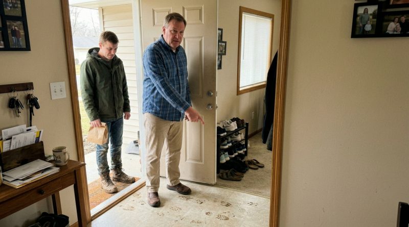 Echó al prometido de su hija por botas llenas de barro. A la mañana siguiente, el hombre regresó.