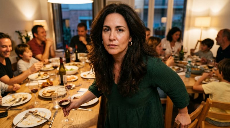 Estábamos celebrando el cumpleaños de mi marido, y mi suegra alzó su copa: «Por nuestro hijo, por todo lo que saca adelante, cómo trabaja y nunca se queja». Yo estaba sentada a su lado. 10 años de matrimonio. Dos hijos. Su madre en mi cocina todos los domingos. Y mi marido ni siquiera miró hacia mí. Dejé la copa, me levanté de la mesa. Y dije una sola frase después de la cual la celebración se terminó….