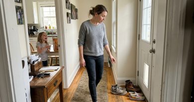 Regresé a casa temprano. Había zapatos junto a la puerta que no eran míos y la voz de mi hija en la cocina.