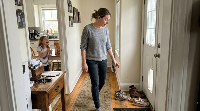 Regresé a casa temprano. Había zapatos junto a la puerta que no eran míos y la voz de mi hija en la cocina.