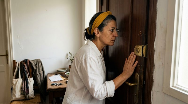 Mi amiga de treinta años conocía mi dirección. Después de una conversación, cambié la cerradura.