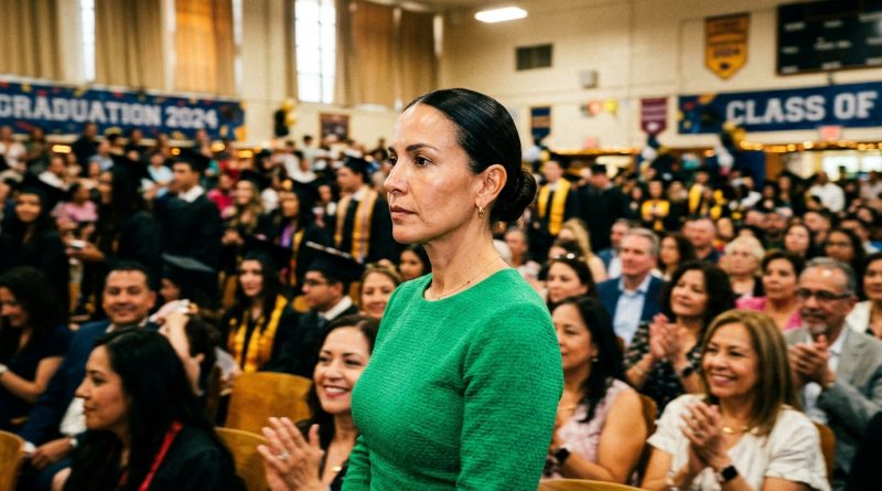 En la graduación de mi hija, su padre llegó con su nueva esposa y se sentó en la primera fila. Guardé silencio durante ocho años por el bien de mi hija, pero cuando se levantó para dar un discurso sobre «nuestra familia», mi mundo se derrumbó.