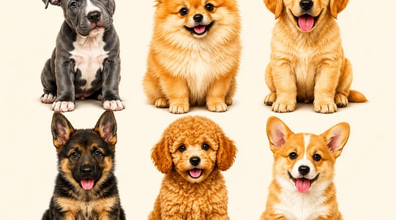 Elige un cachorro y descubre qué rasgo de carácter te hace especial