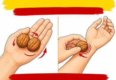Para aliviar la tensión y calmar los nervios en un minuto ayudan… ¡2 nueces!